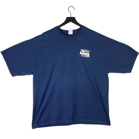 Lake Lure North T-Shirt Mens Size 2XL XXL Adult Blue Graphic Mountain Logo Big‎ - Picture 2 of 8